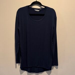 Athleta Navy Blue Women's Long Sleeve Top